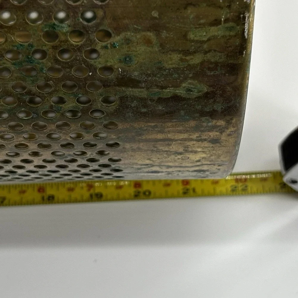 FrontGate Brass Waste Basket Approx 20